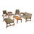 Dido Acacia 6 - Person Patio Conversation Set