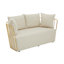 Lisabeth 2 Seater Cotton Blend Sofa-598094241