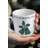 Ceramic Christmas Cups & Saucers Set