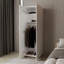 Armoire avec 2 portes et tringle