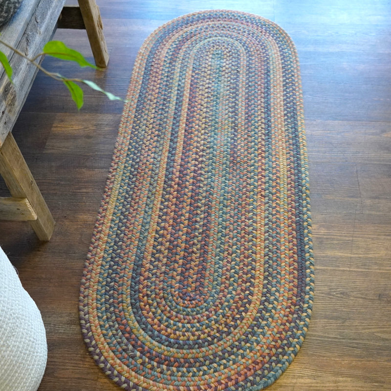 Tresse de laine intemporelle, Ovale 2 pi x 6 pi