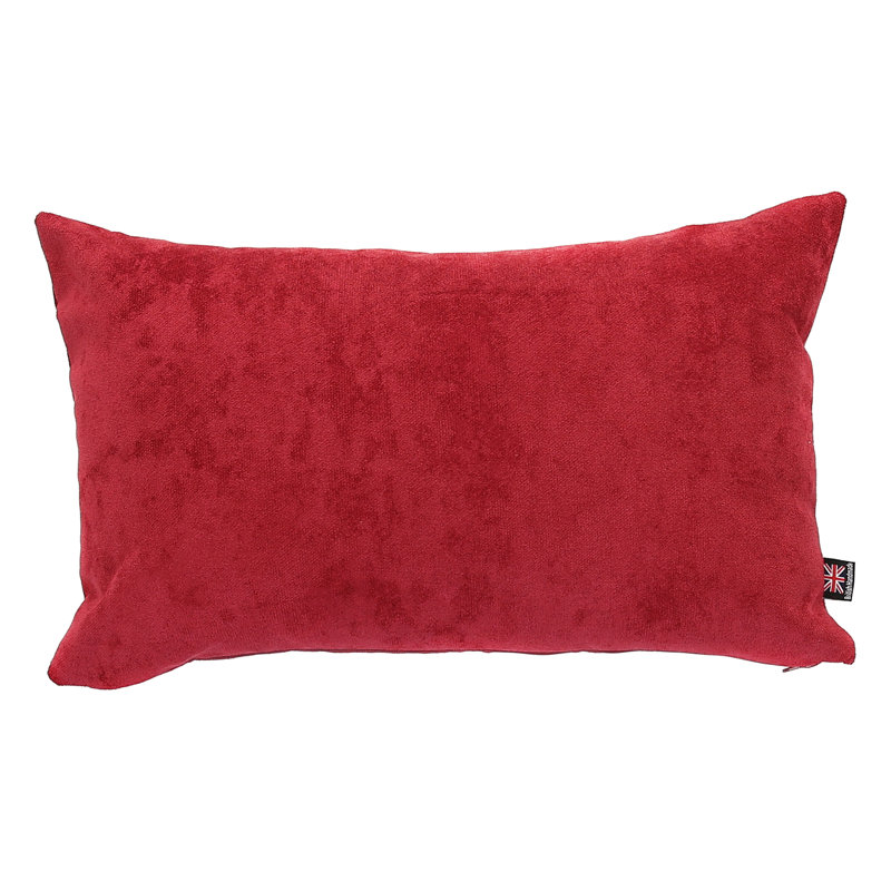 Minerville Rectangular Throw Cushion, Red