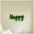 HAPPY Letter Art Moss Wall Decor