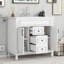 Meuble-lavabo simple de 91 cm (36 po) avec lavabo en céramique-914107696