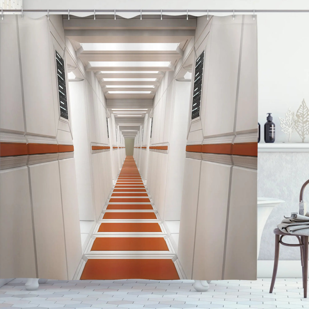 Floral Shower Curtain with Hooks Included Ambesonne 