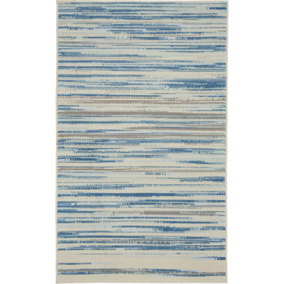 Tapis bleu Sheron