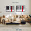 «Piano Key», reproduction sur toile-1172093016