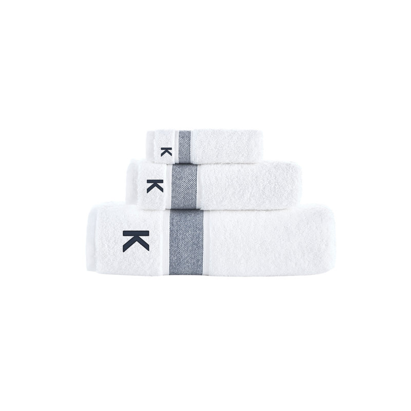 Dieter 3 pcs Towel Set, K, Navy