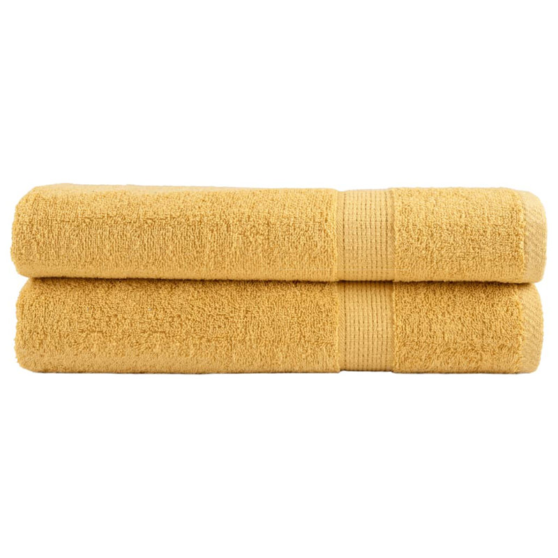 Neyan 100% Cotton Hand Towel, 200cm L x 100cm W, Gold