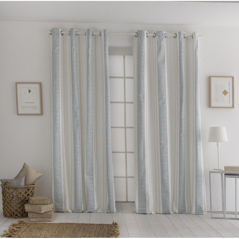 Marouane Sheer Curtain Single Panel, Pearl, Width 200 x Drop 260cm