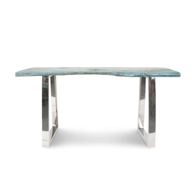 Console en bois massif 56 po