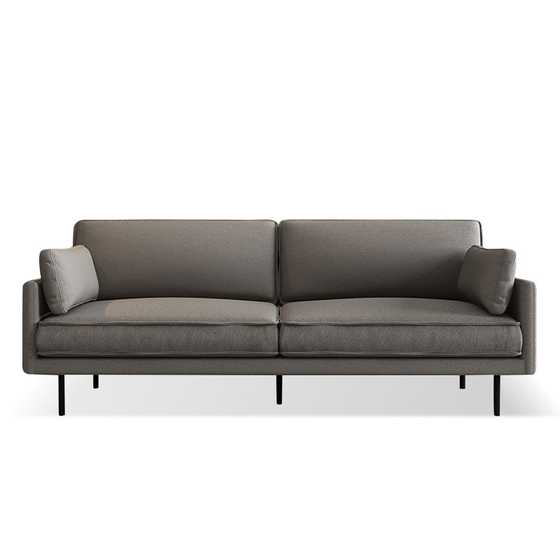 Causeuse-coussin gris 100% polyester, Grey