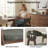 Mid-Century Modern Upholstered Dining Chair with Curved Back and Solid Wood Legs-1010894229
