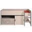 Lit mezzanine simple Laureole avec bureau intégré par Harriet Bee