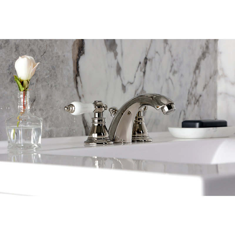 Robinet de salle de bain Kingston, Nickel poli