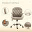 Chaise de bureau capitonnée Luxury
