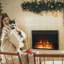 Cambridge Black Electric Fireplace Insert-1068914771