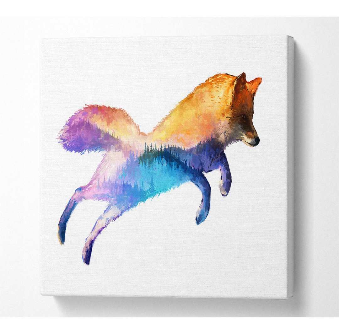 Kunstdruck Fox Pounce