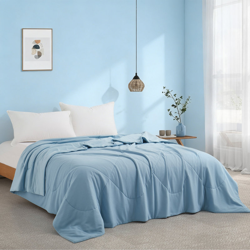 Couverture pour lit Peace Peace, Blue, Twin
