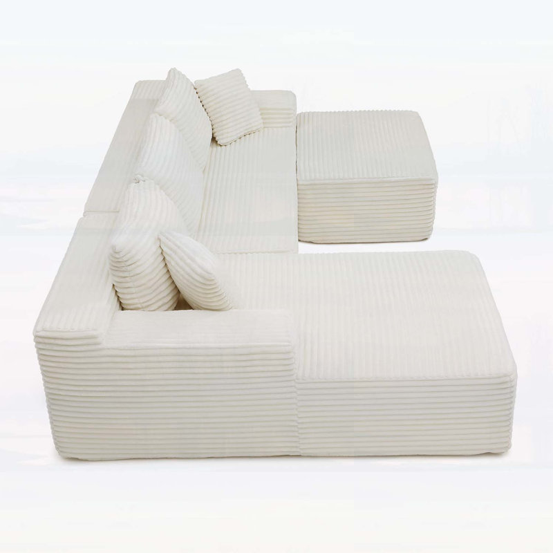 Repose-pieds polyvalent seulement, Beige