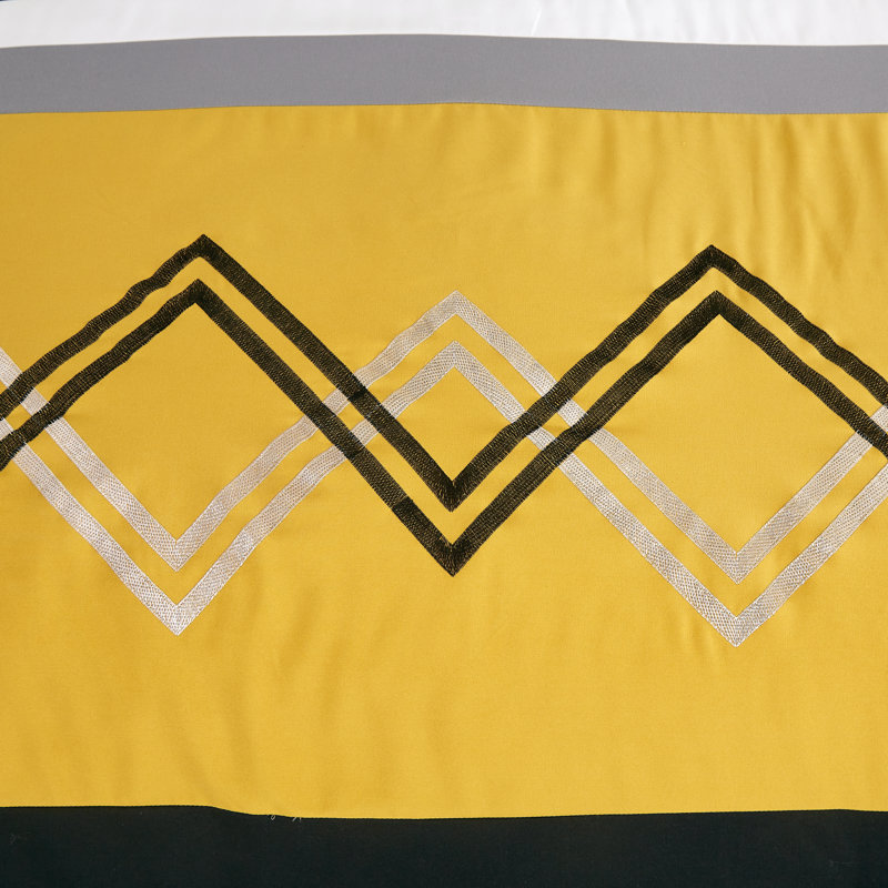 Microfiber Modern & Contemporary 7 Piece Comforter Set, Full Comforter + 6 Additional Pieces