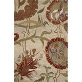 Classic Hand Knotted Wool Floral Area Rug