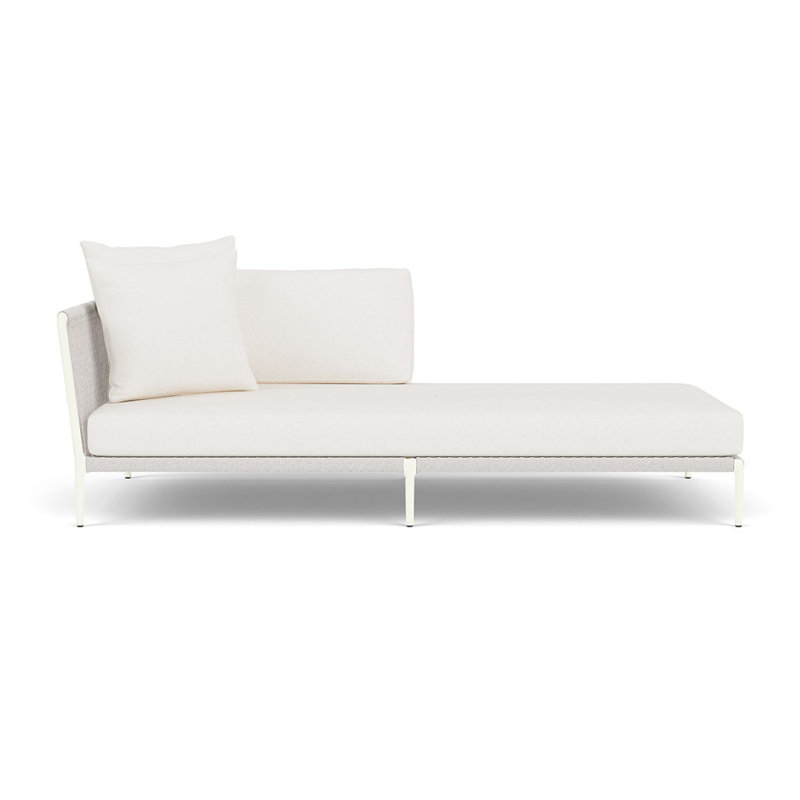 Otti Right Arm Sectional Chaise, Blanca, Bone