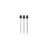 Ensemble 3 aiguilles intemporelles Coravin - acier inoxydable