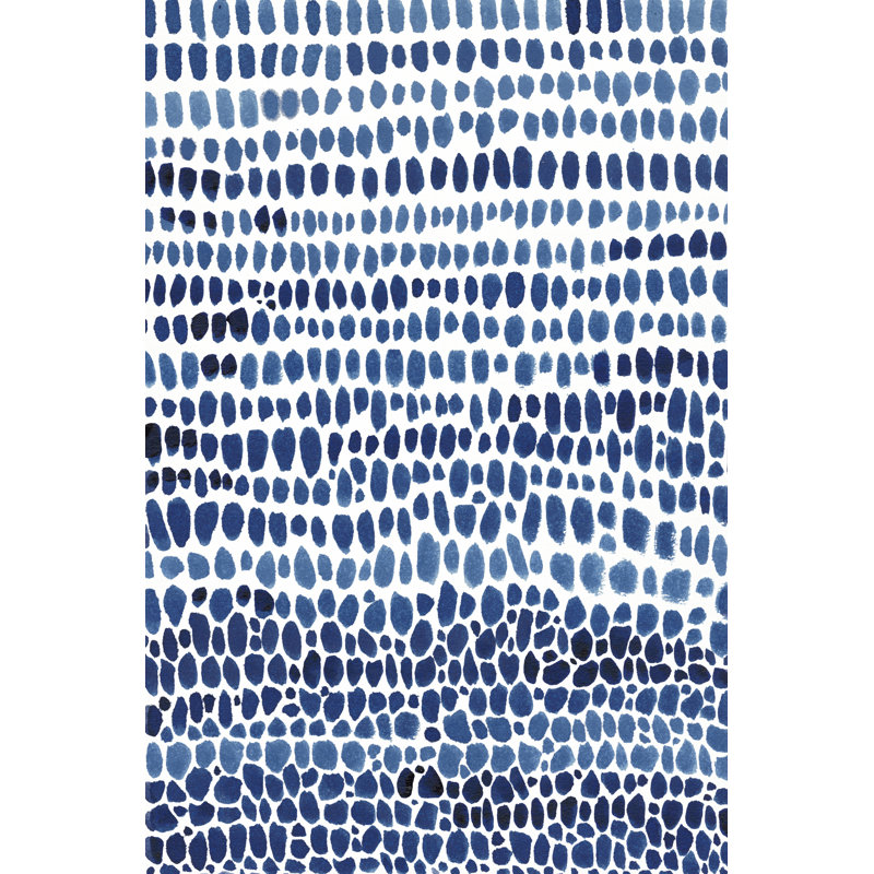 Blue Progression II 1 Piece Wrapped Canvas Wall Art, 76cm H x 51cm W