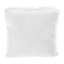 Cotton White Rectangular Backrest Cushion
