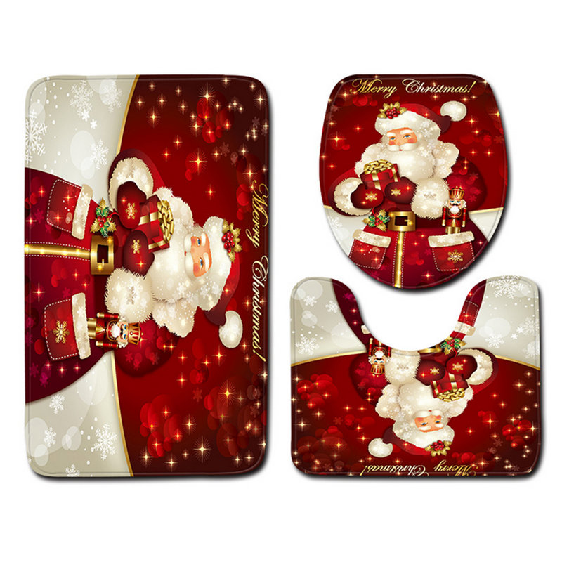 Ensemble de 3 tapis de bain carnaval