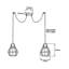 Clowe 2 - Light Black Cluster Pendant