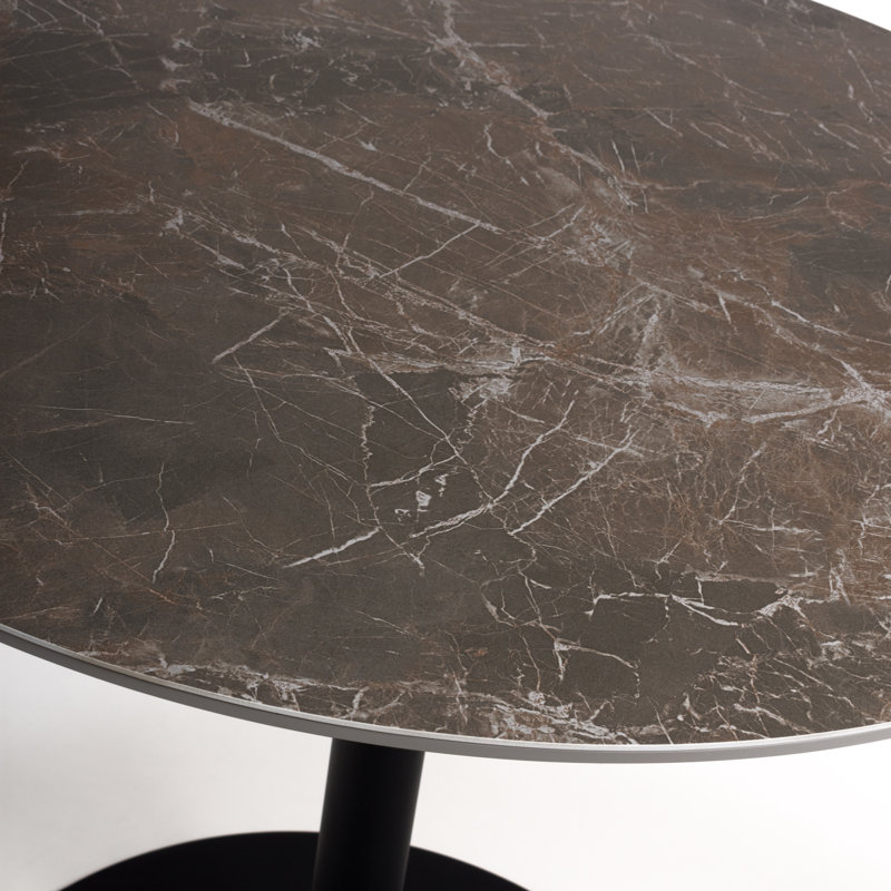Nysa Round Metal Base Dining Table