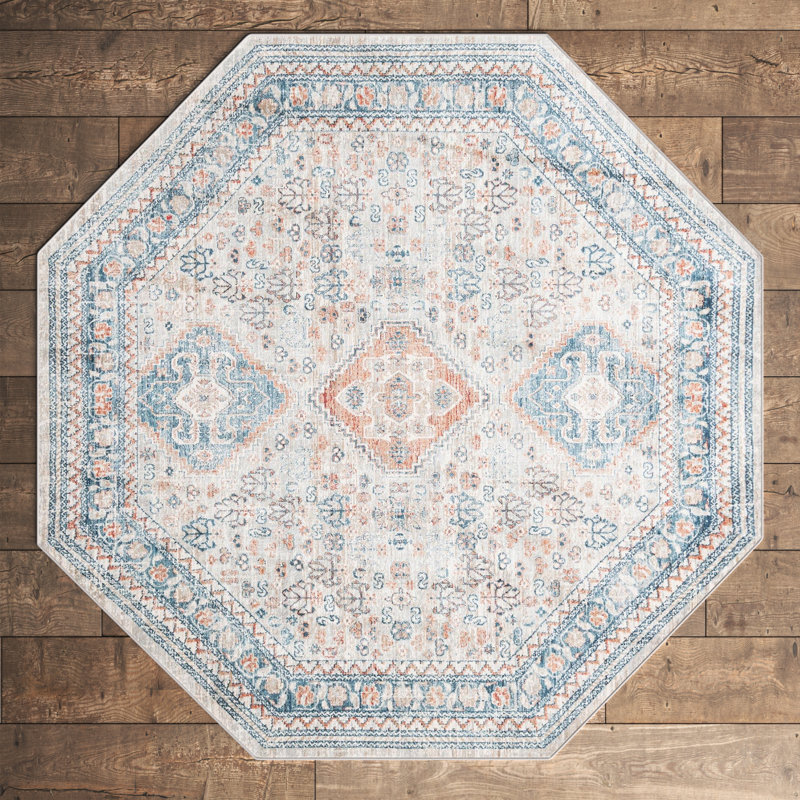 Kaleigh Oriental Indoor Rug, Octagon 4' x 4'