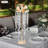 10 Pcs Crystal Table  Silver/Gold Flower Stand for Wedding and  Parties -97930791-97930789