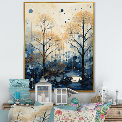 Japon Art Blue Serene Zen Minamlism Landscape I " Japon Art Blue Serene Zen Minamlism Landscape I "