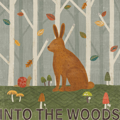 «Woodland Joy III» par Véronique Charron, reproduction sur toile tendue
