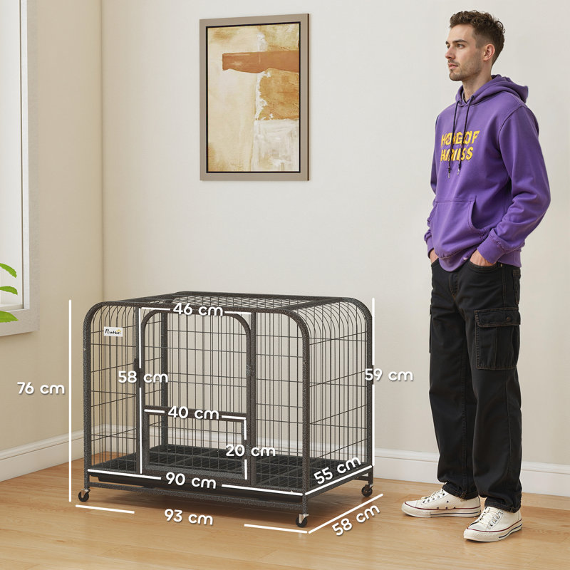 Portable Cat Cage, 76cm H x 58cm W x 93cm D