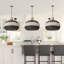 Luminaire suspendu dôme gris clair Apergis 1-1565013179