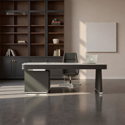 Sintered Stone Tabletop Desk