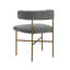 Chaise en velours Deborah-1996589258