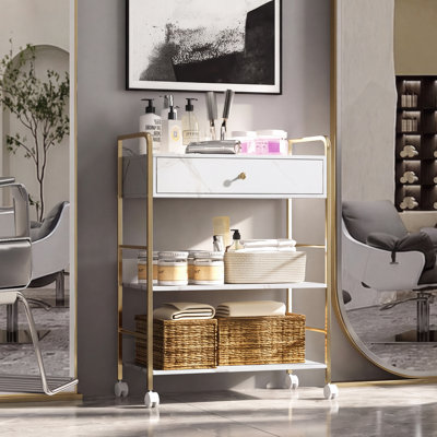 Organisateur de maquillage de grande capacité avec tiroirs