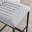 Tabouret de bar - Chaise en tissu avec structure en métal robuste, sièges élégants et confortables pour îlot de cuisine, salon et pub, 2 ensembles-794048686