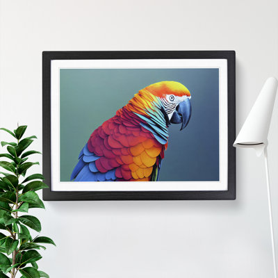Colourful Parrot Portrait Vol.6 - Single Picture Frame Painting