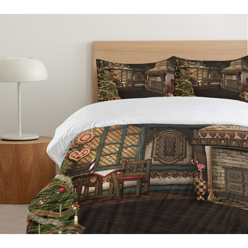 Traditional Duvet Cover, Queen Duvet Cover + 2 Standard Shams