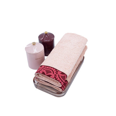 Serviette en coton chocolat