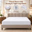 Drap-housse 100 % coton égyptien, 1000 fils/cm², bonnet profond de 40 cm, taille King, blanc-134020188-134020194