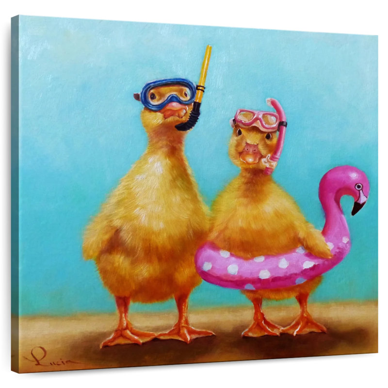 Brampt Pool Party, 33" H x 33" W