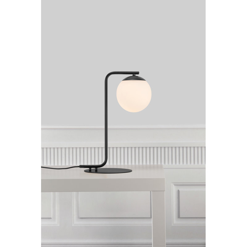 Grant Metal Arched Lamp, Black
