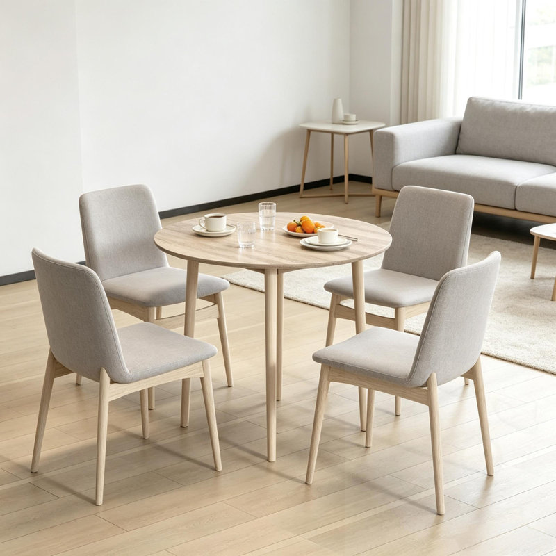 Extendable Table with Drop-Leaf
